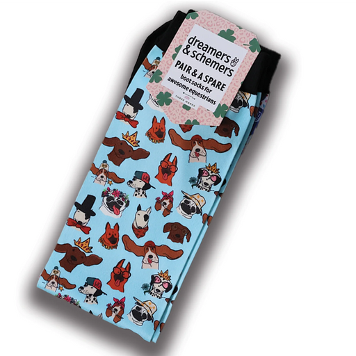 Dreamers & Schemers Boot Sock - Pet That Dog - Vision Saddlery