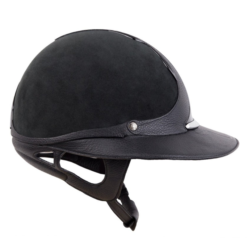 Antares Alcantara Eclipse Helmet - Black - Vision Saddlery