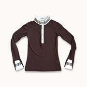 Milton Menasco "Gimme Ribbon" Competition Top - COCOA - Vision Saddlery