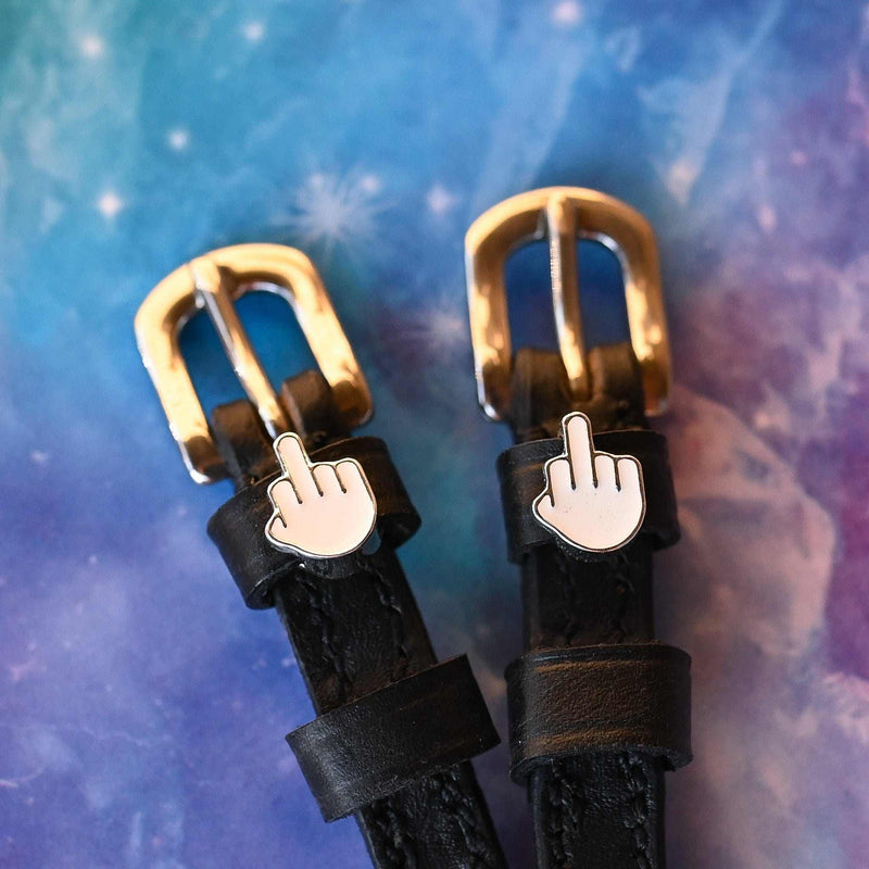 ManeJane Spur Straps with Charm - VARIOUS PATTERNS - Vision Saddlery