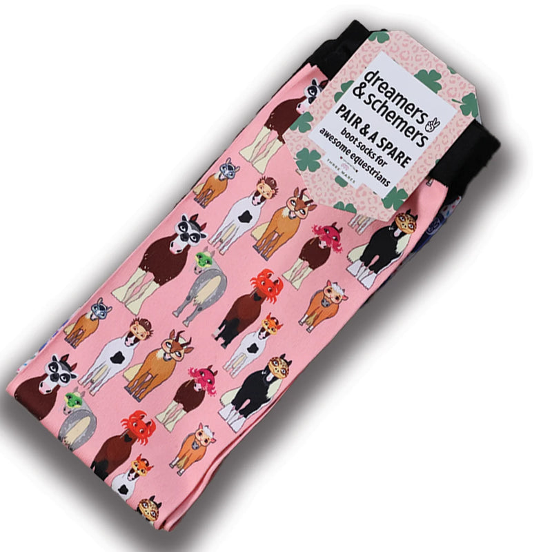 Dreamers & Schemers Boot Sock - Disguise - Vision Saddlery