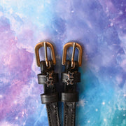 ManeJane Spur Straps with Charm - VARIOUS PATTERNS - Vision Saddlery