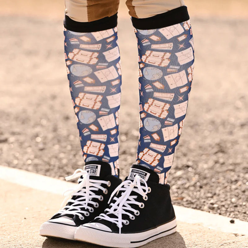 Dreamers & Schemers Boot Sock - Passport - Vision Saddlery