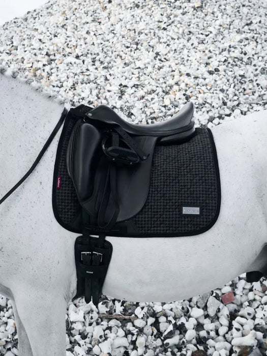 LeMieux Aspen Dressage Saddle Pad-Houndstooth - Vision Saddlery