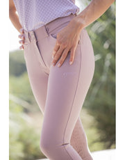 Penelope Elegance Breeches - POWDER PINK - Vision Saddlery