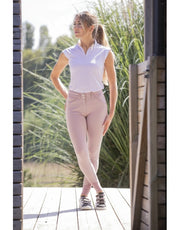 Penelope Elegance Breeches - POWDER PINK - Vision Saddlery