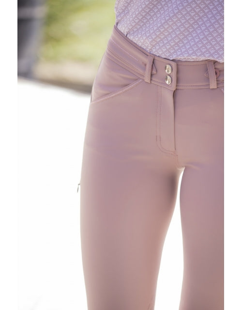 Penelope Elegance Breeches - POWDER PINK - Vision Saddlery
