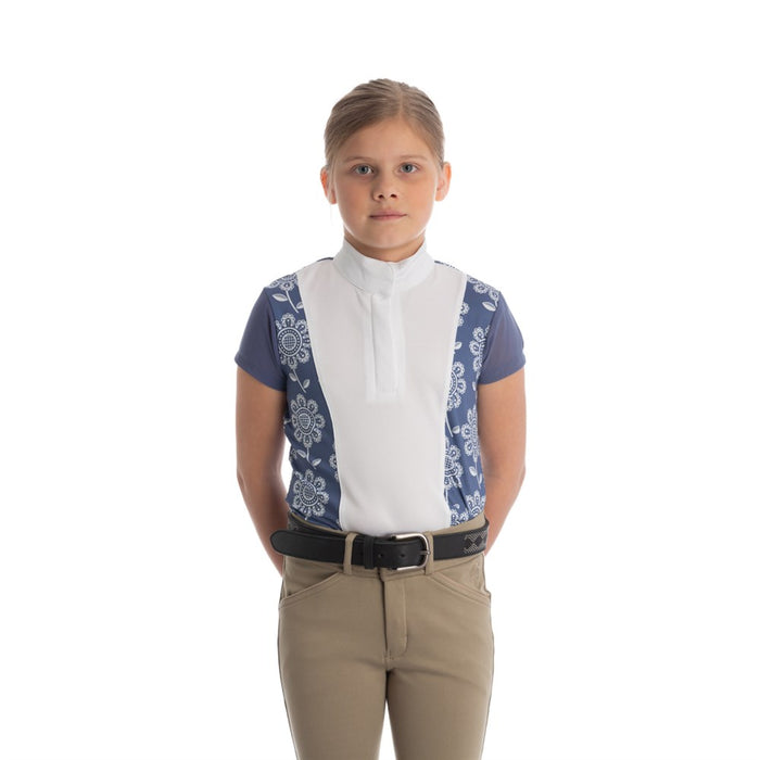 Equinavia Kids Charlotte Short Sleeve Show Shirt - VARIOUS COLOURS - Vision Saddlery