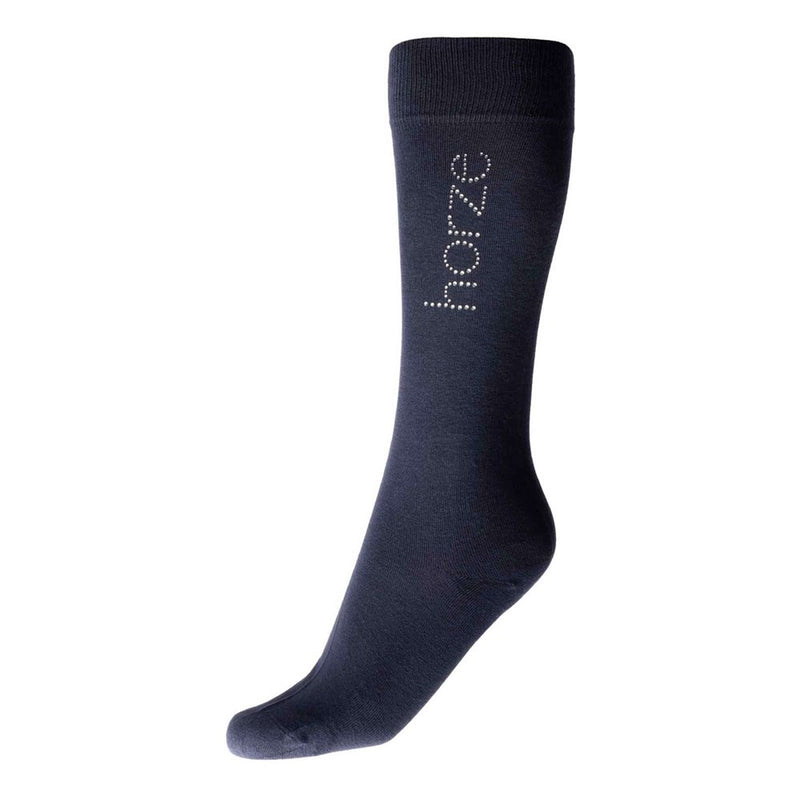 Horze Mea Kids Boot Socks - NAVY - Vision Saddlery