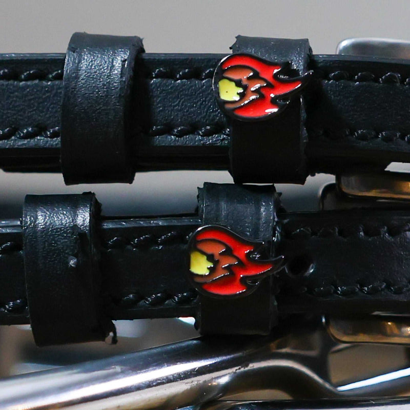 ManeJane Spur Straps with Charm - VARIOUS PATTERNS - Vision Saddlery