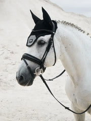 LeMieux Aspen Fly Hood-Herringbone - Vision Saddlery