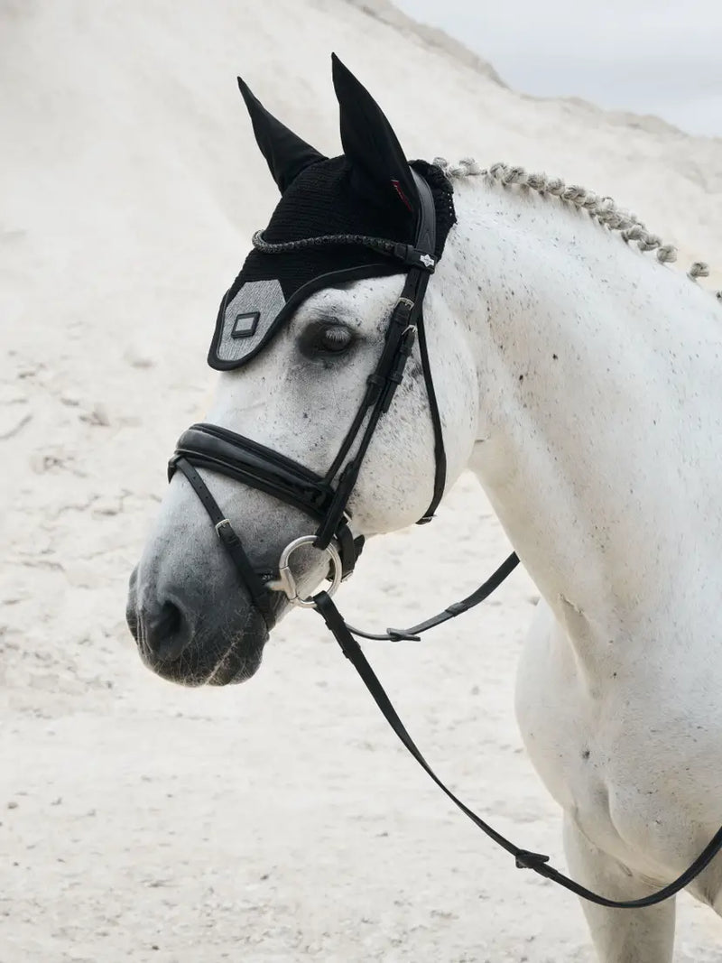 LeMieux Aspen Fly Hood-Herringbone - Vision Saddlery