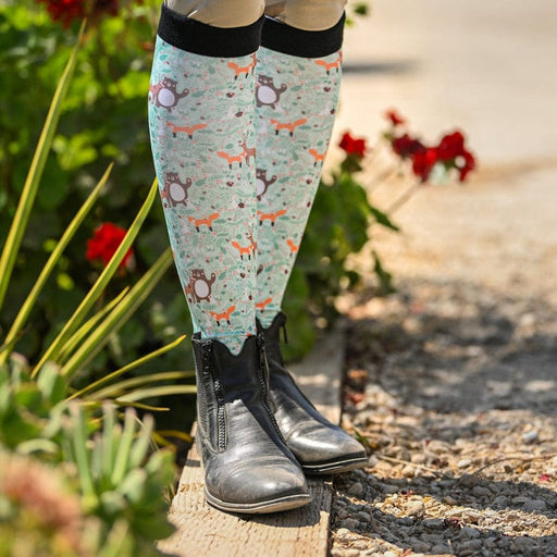 Dreamers & Schemers Boot Sock - Forest Furries - Vision Saddlery