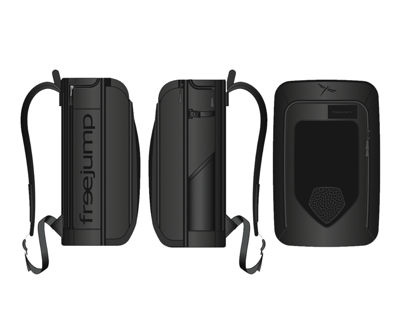 FREEJUMP Backpack - BLACK - Vision Saddlery