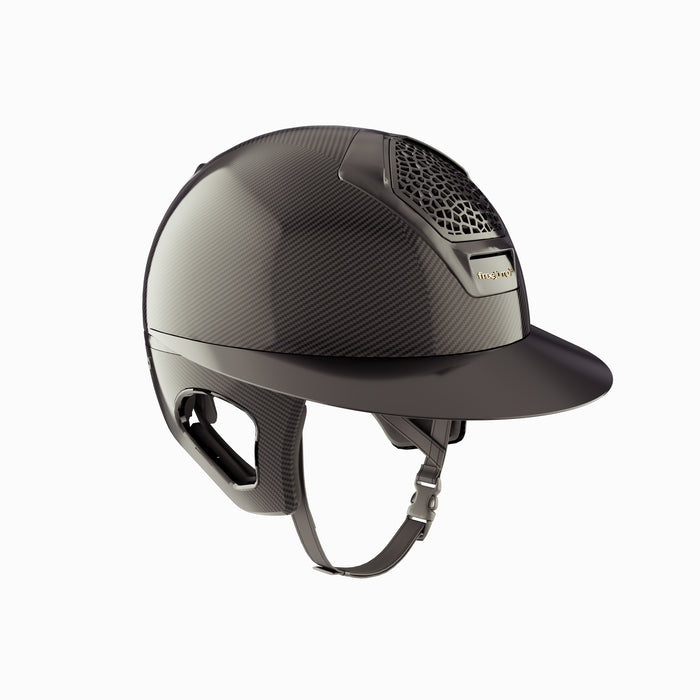Freejump - Voronoï Carbon Helmet with Temporal Protection - Wide - Vision Saddlery