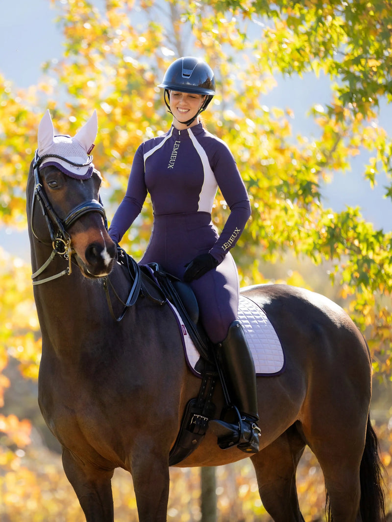 *CLEARANCE* LeMieux Suede Dressage Saddle Pad Lilac
