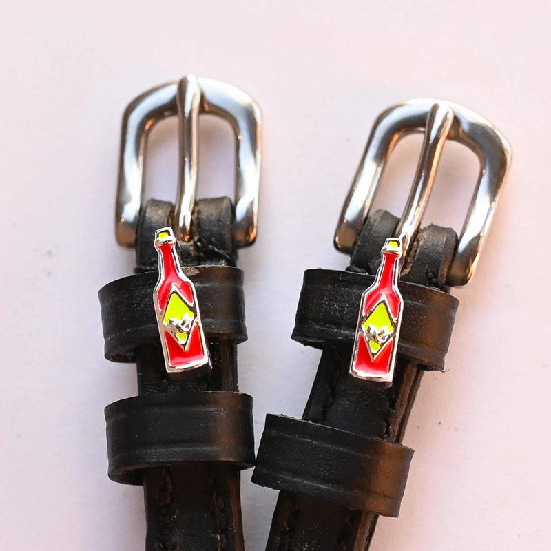 ManeJane Spur Straps with Charm - VARIOUS PATTERNS - Vision Saddlery