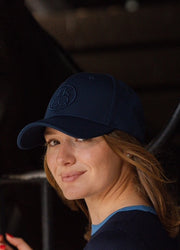 TKEQ Baseball Hat Navy - Vision Saddlery