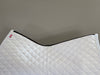 Hansen High Profile Jumper Saddle Pad White/ White - Vision Saddlery