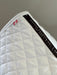 Hansen High Profile Jumper Saddle Pad White/ White - Vision Saddlery