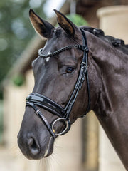 Lemieux Kudos Patent Dressage Bridle - BLACK - Vision Saddlery