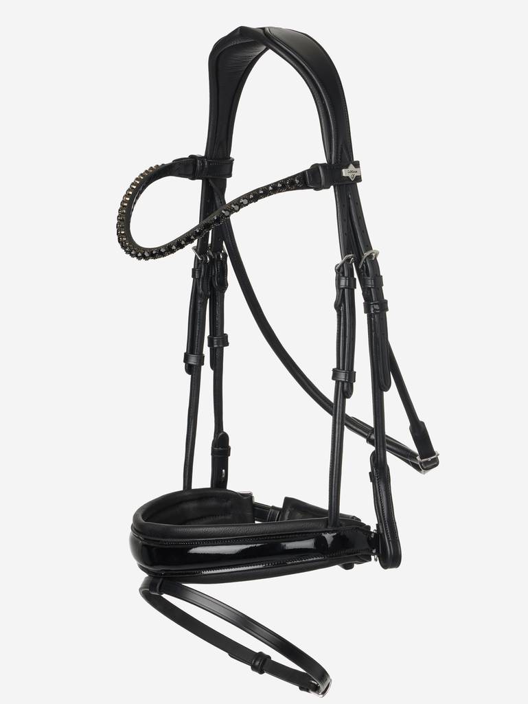 Lemieux Kudos Patent Dressage Bridle - BLACK - Vision Saddlery