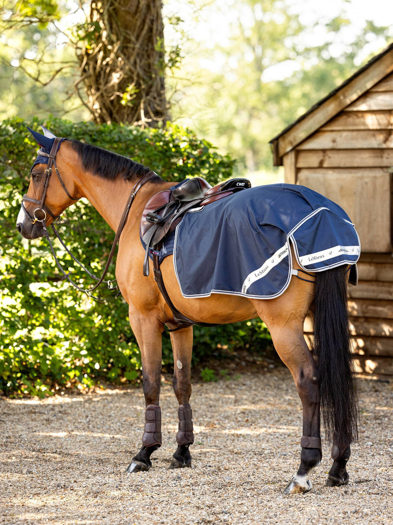 LeMieux Arika Waterproof Quarter Sheet - NAVY - Vision Saddlery