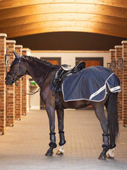 LeMieux Arika Waterproof Quarter Sheet - NAVY - Vision Saddlery