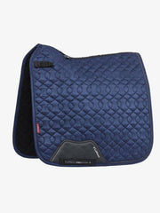 LeMieux Crystal Suede Dressage Saddle Pad - NAVY - Vision Saddlery
