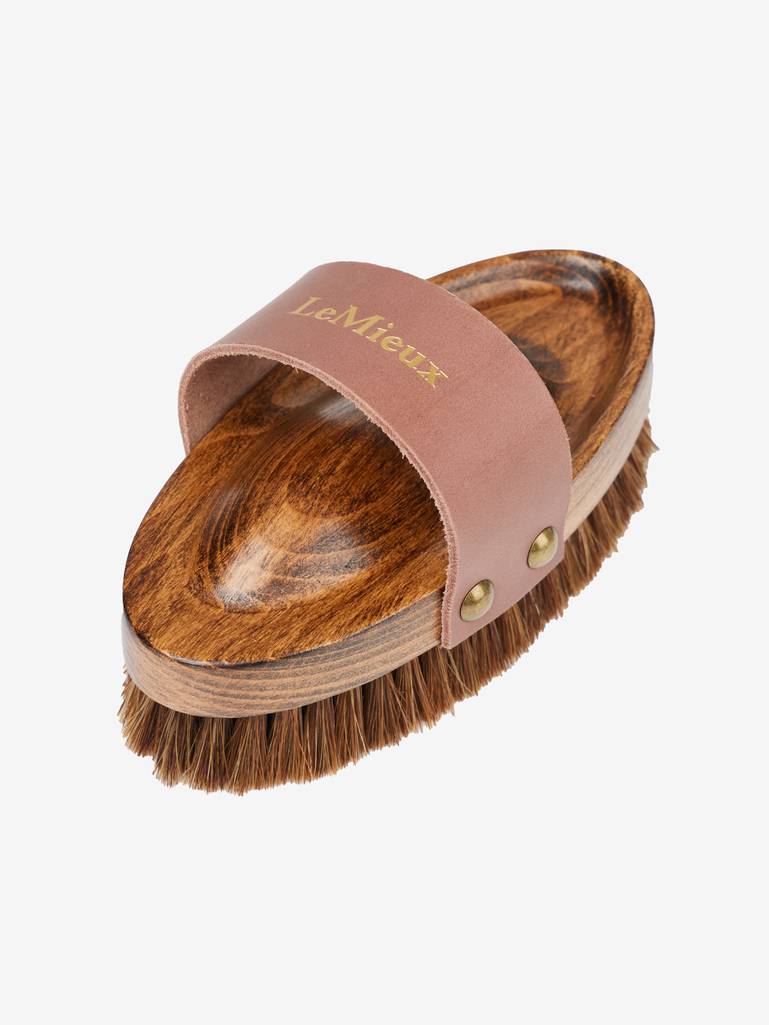 Lemieux Artisan Soft Speckled Brush - Brown - Vision Saddlery