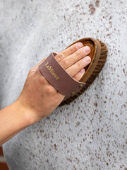 Lemieux Artisan Soft Speckled Brush - Brown - Vision Saddlery