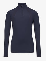 LeMieux Young Rider Mia Mesh Base Layer - NAVY - Vision Saddlery