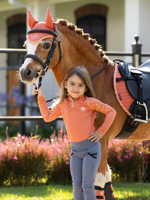 LeMieux Mini Long Sleeve Base Layer - APRICOT - Vision Saddlery