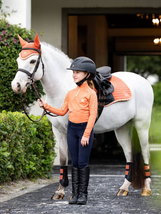 LeMieux Mini Long Sleeve Base Layer - APRICOT - Vision Saddlery