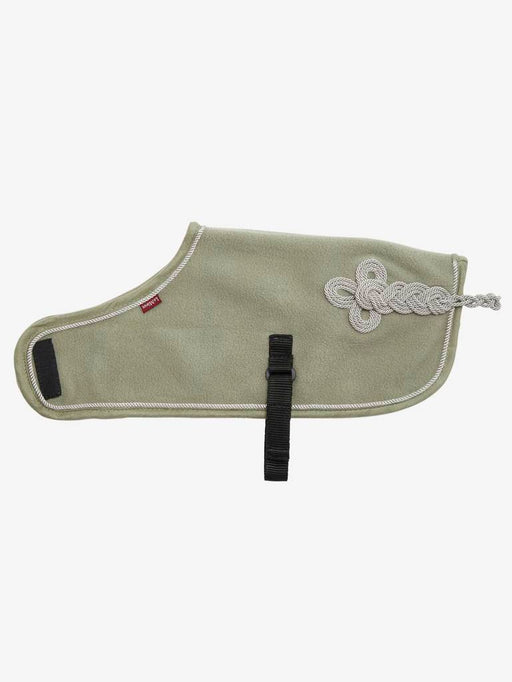 LeMieux toy pony rug in fern green, designed for toy horses, with colorful straps and soft fabric for playful pretend riding.