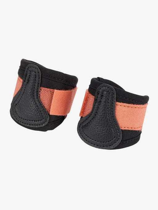 LeMieux toy pony Grafter Boots in apricot color, designed for toy horses, with detailed saddle and hoof protection features.