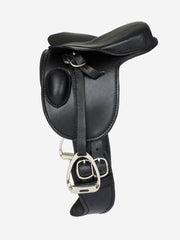 Lemieux Toy Pony Dressage Saddle - Black - Vision Saddlery