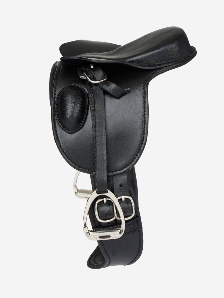 Lemieux Toy Pony Dressage Saddle - Black - Vision Saddlery