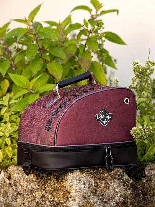 Lemieux Elite Pro Hat Box - BURGUNDY - Vision Saddlery