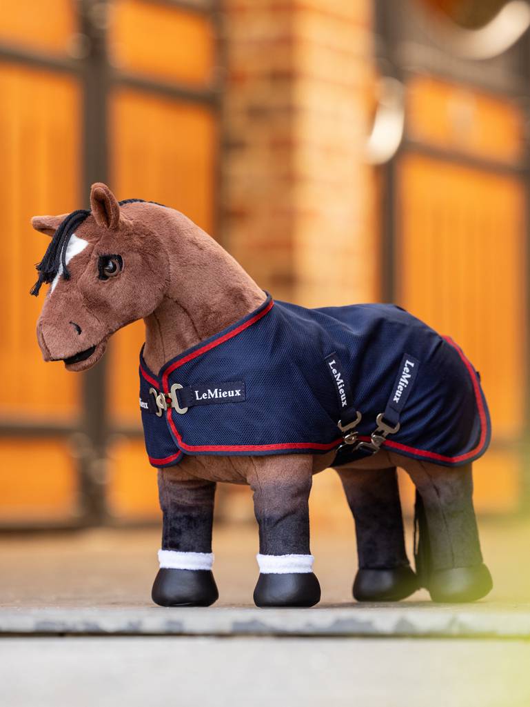 Lemieux Toy Pony Mesh Cooler - NAVY - Vision Saddlery