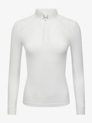 Lemieux Camille Long Sleeve Show Shirt - WHITE - Vision Saddlery