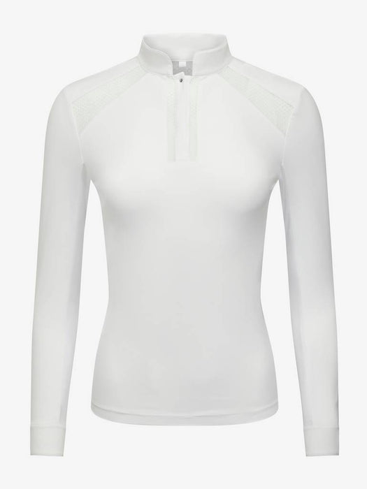 Lemieux Camille Long Sleeve Show Shirt - WHITE