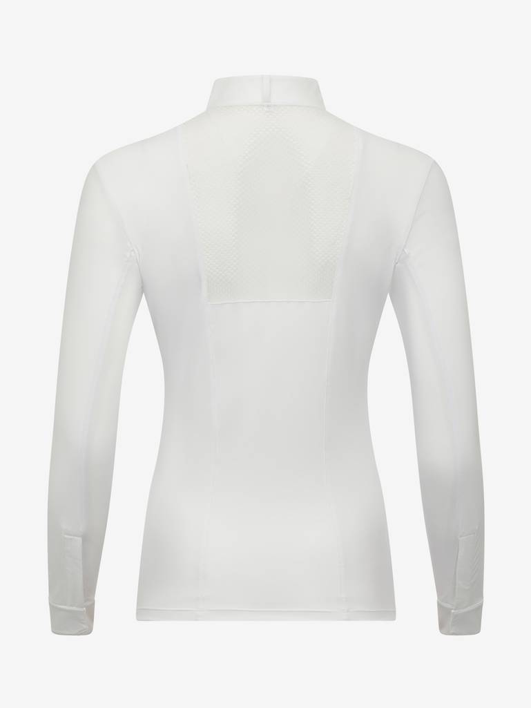 Lemieux Camille Long Sleeve Show Shirt - WHITE - Vision Saddlery
