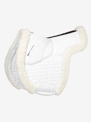 Lemieux Merino+ ProSorb Hunter Saddle Pad White - Vision Saddlery