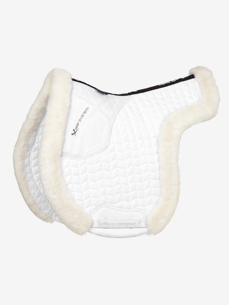 Lemieux Merino+ Hunter Saddle Pad White