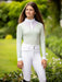 CLEARANCE LeMieux Young Rider Eva Long Sleeve Show Shirt - Pistachio - Vision Saddlery