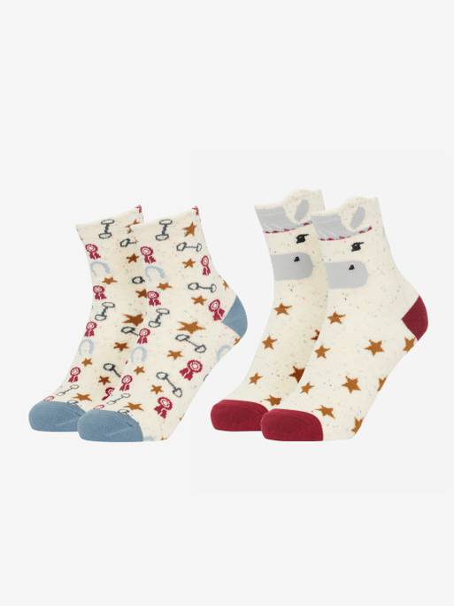 LeMieux Mini Character Socks - SHOW PONY 2 Pack - Vision Saddlery
