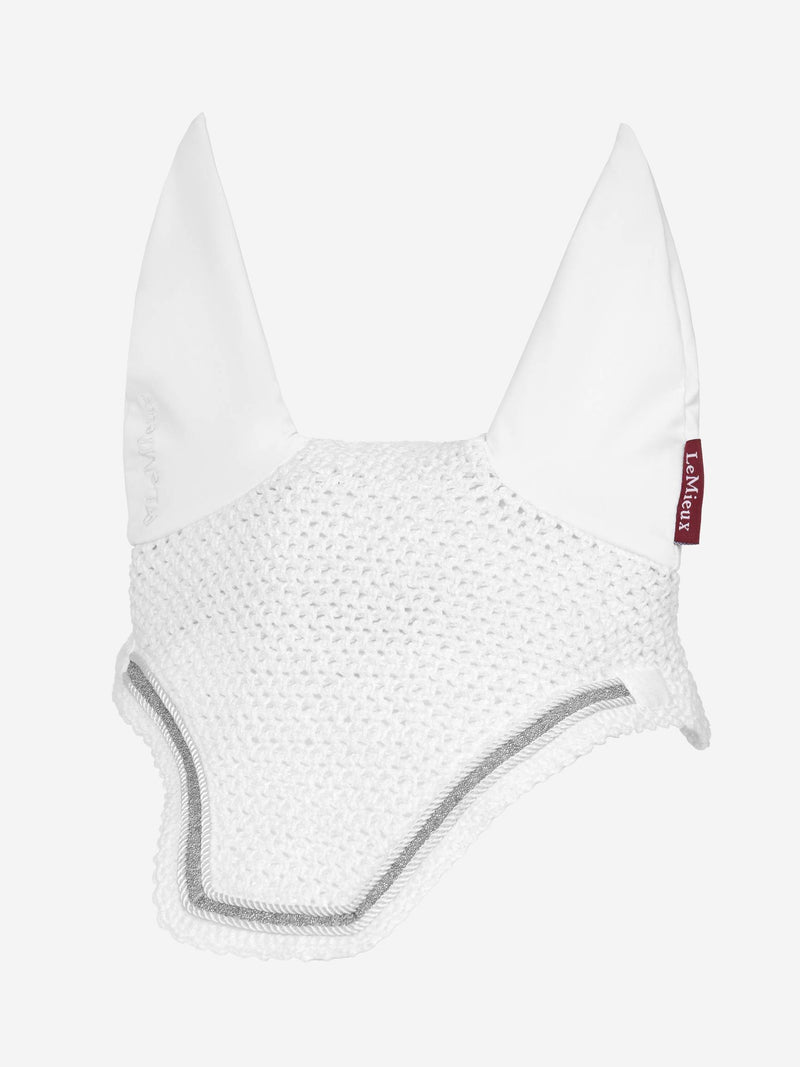 LeMieux Crystal Fly Hood - WHITE - Vision Saddlery
