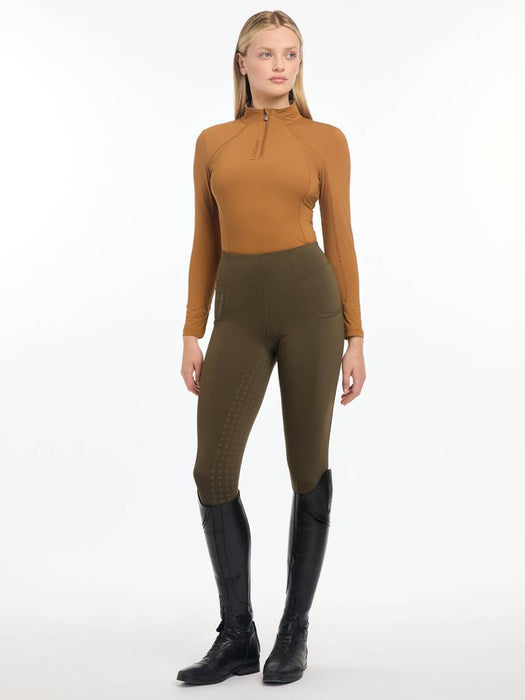 LeMieux Ladies Long Sleeve Base Layer - GINGER