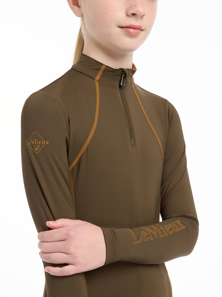 CLEARANCE LeMieux Young Rider Long Sleeve Base Layer - ALPINE - Vision Saddlery